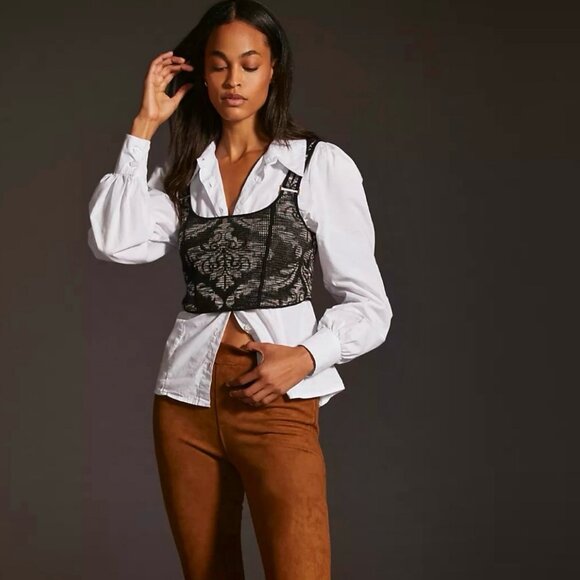 Anthropologie Valeria Sweater Corset - Picture 1 of 12